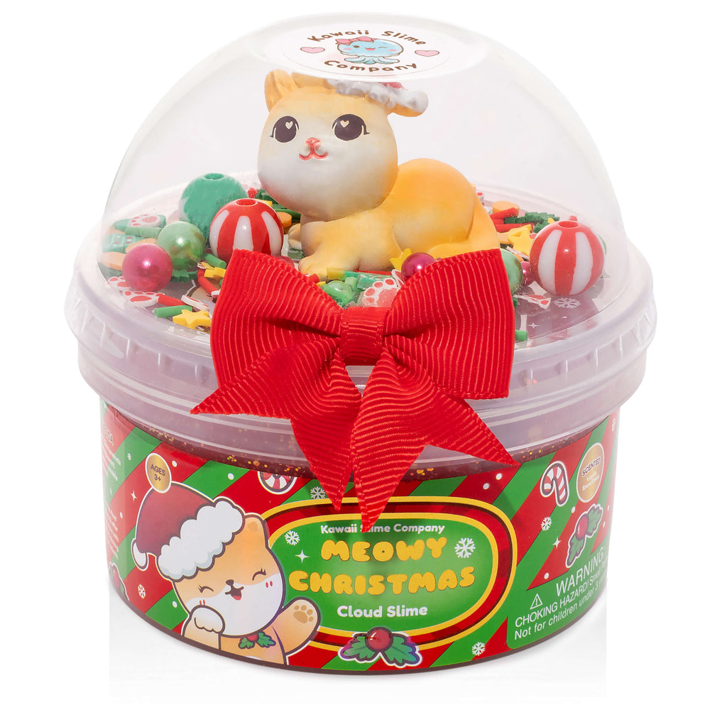 Meowy Christmas Cloud Signature Dome™ Slime