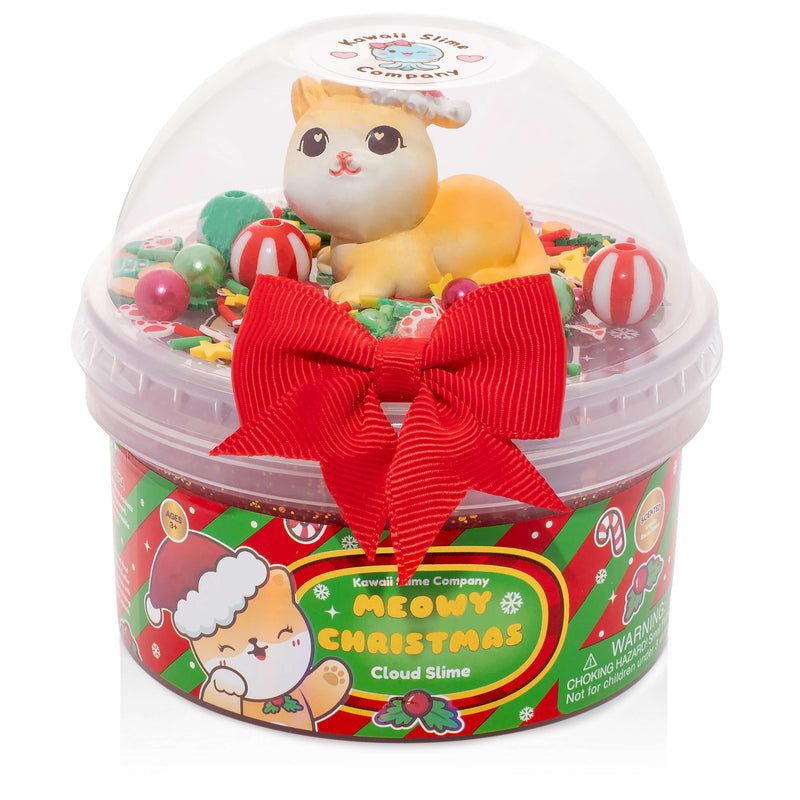 Meowy Christmas Cloud Signature Dome™ Slime