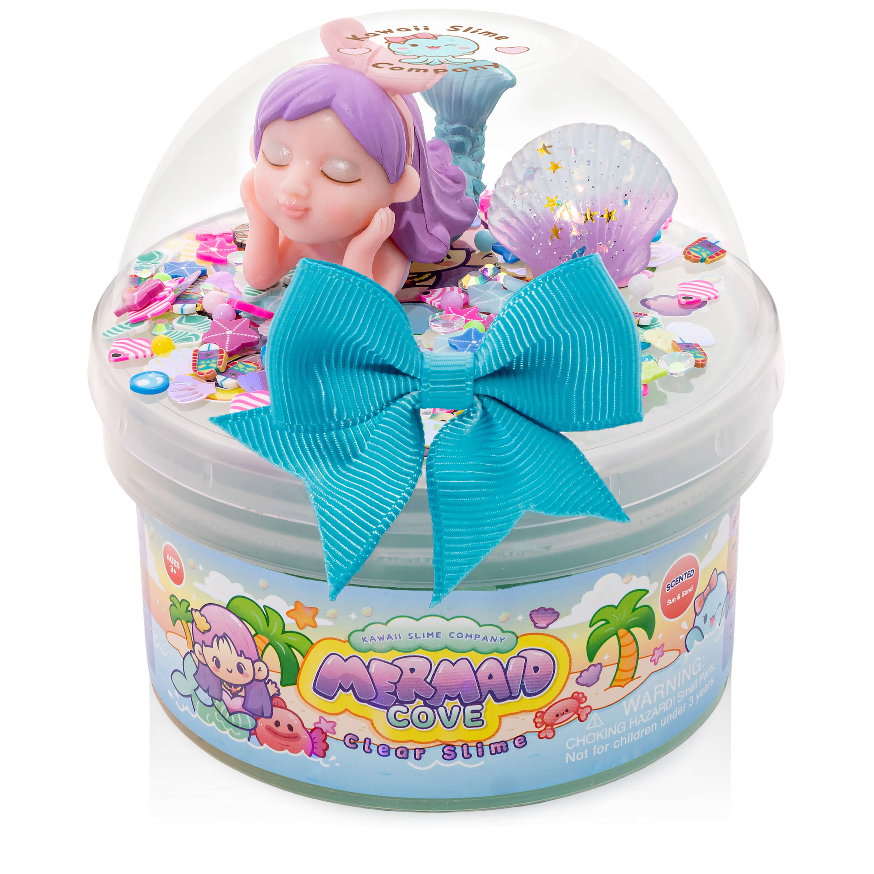 Mermaid Cove Clear Signature Dome™ Slime – KSC