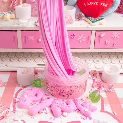 Merry Pinkmas Butter Signature Dome™ Slime