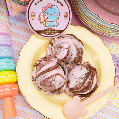 Neapolitan Scented Ice Cream Pint Slime