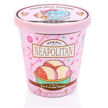 Neapolitan Scented Ice Cream Pint Slime