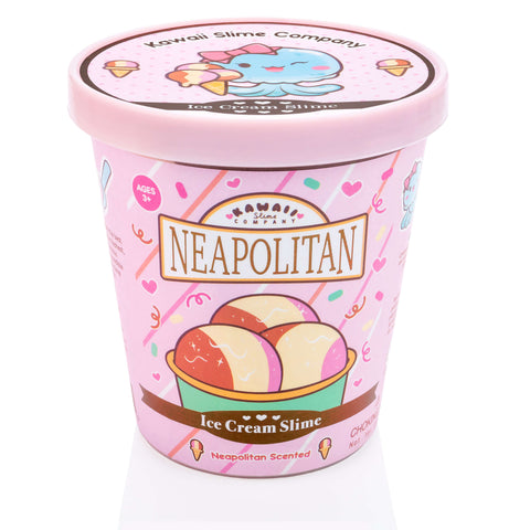 Neapolitan Scented Ice Cream Pint Slime