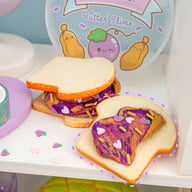SALE! Peanut Butter Jelly Time Grape 2 Slimes In 1 Signature Dome™ Slime