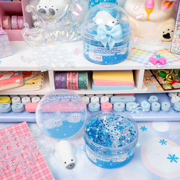 Polar Bear Plunge Clear Signature Dome™ Slime