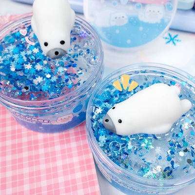Polar Bear Plunge Clear Signature Dome™ Slime