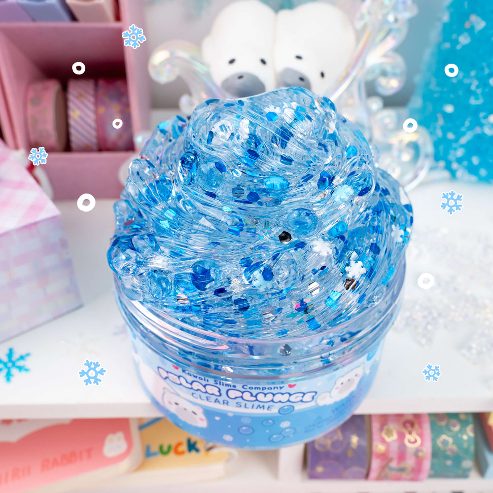 Polar Bear Plunge Clear Signature Dome™ Slime