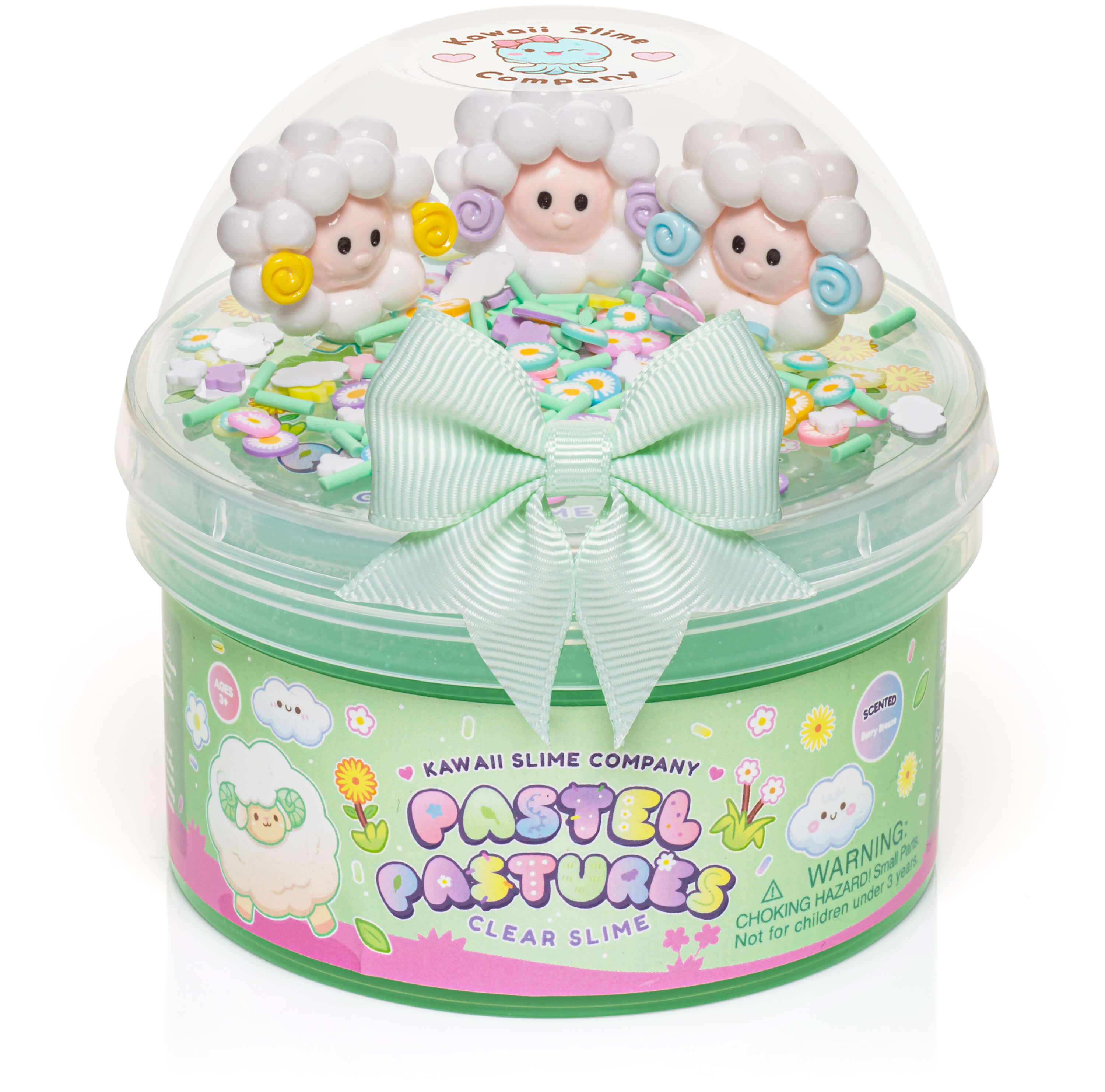 Pastel Pastures Clear Signature Dome™ Slime – KSC