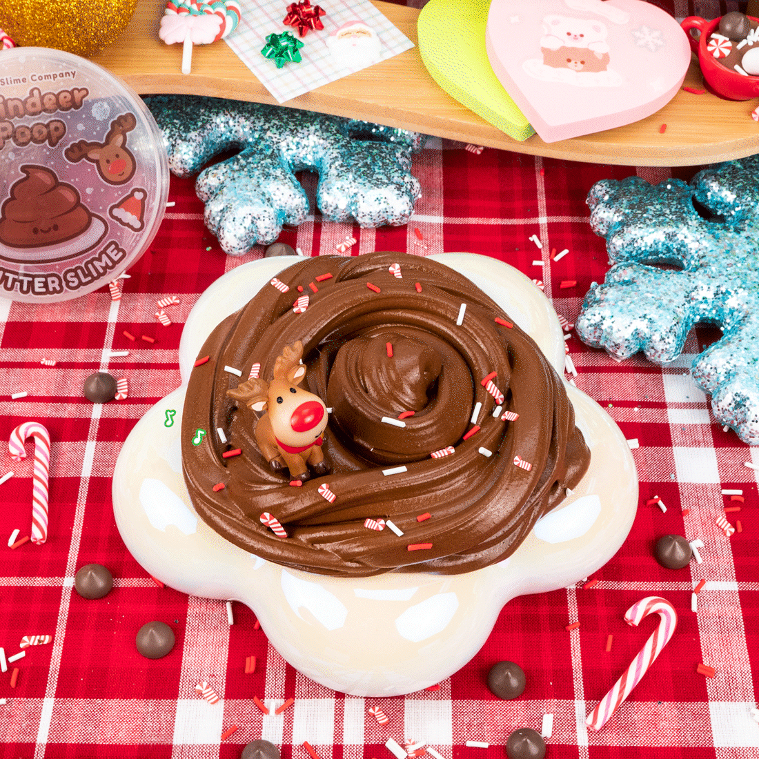 Reindeer Poop Butter Signature Dome™ Slime