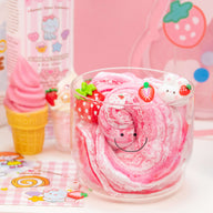 Straw-Bunny Sponge Cake Cloud Creme Signature Dome™ Slime
