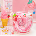 Straw-Bunny Sponge Cake Cloud Creme Signature Dome™ Slime