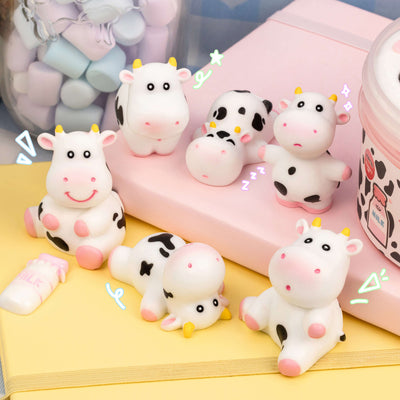 Straw-Dairy Cow 2 Slimes in 1 Signature Dome™ Slime