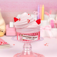 Strawberry Mousse Fluffy Butter Signature Dome™ Slime