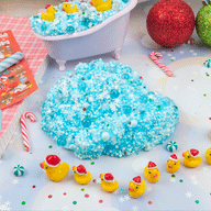Squeaky Clean Christmas Floam Signature Dome™ Slime