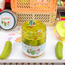 The Christmas Pickle Clear Slime