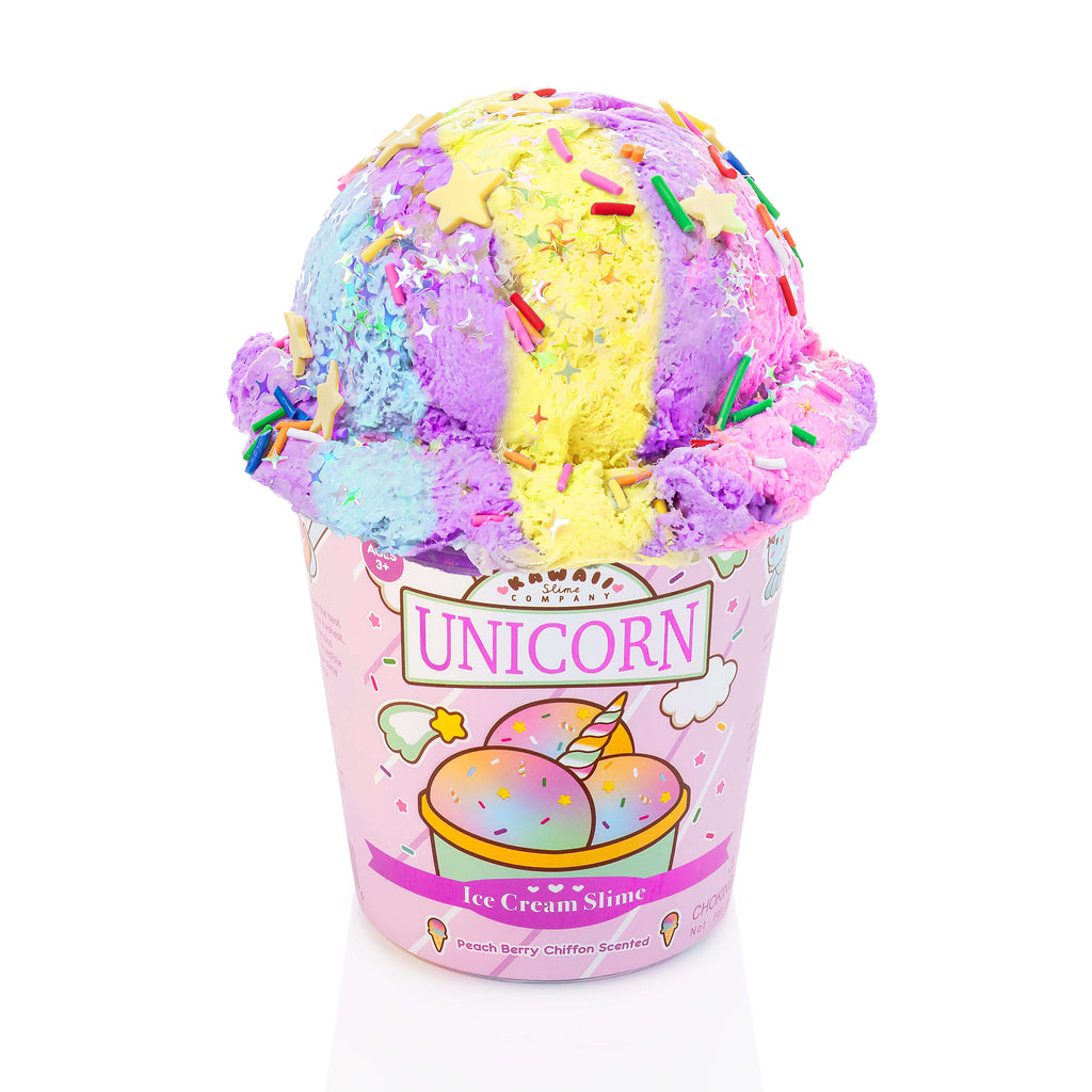 Unicorn Scented Ice Cream Pint Slime