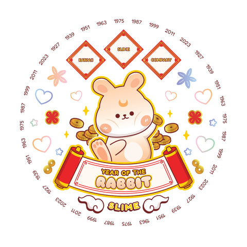 SALE! Year of the Rabbit Clear Slime