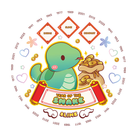 SALE! Year of the Snake Clear Slime