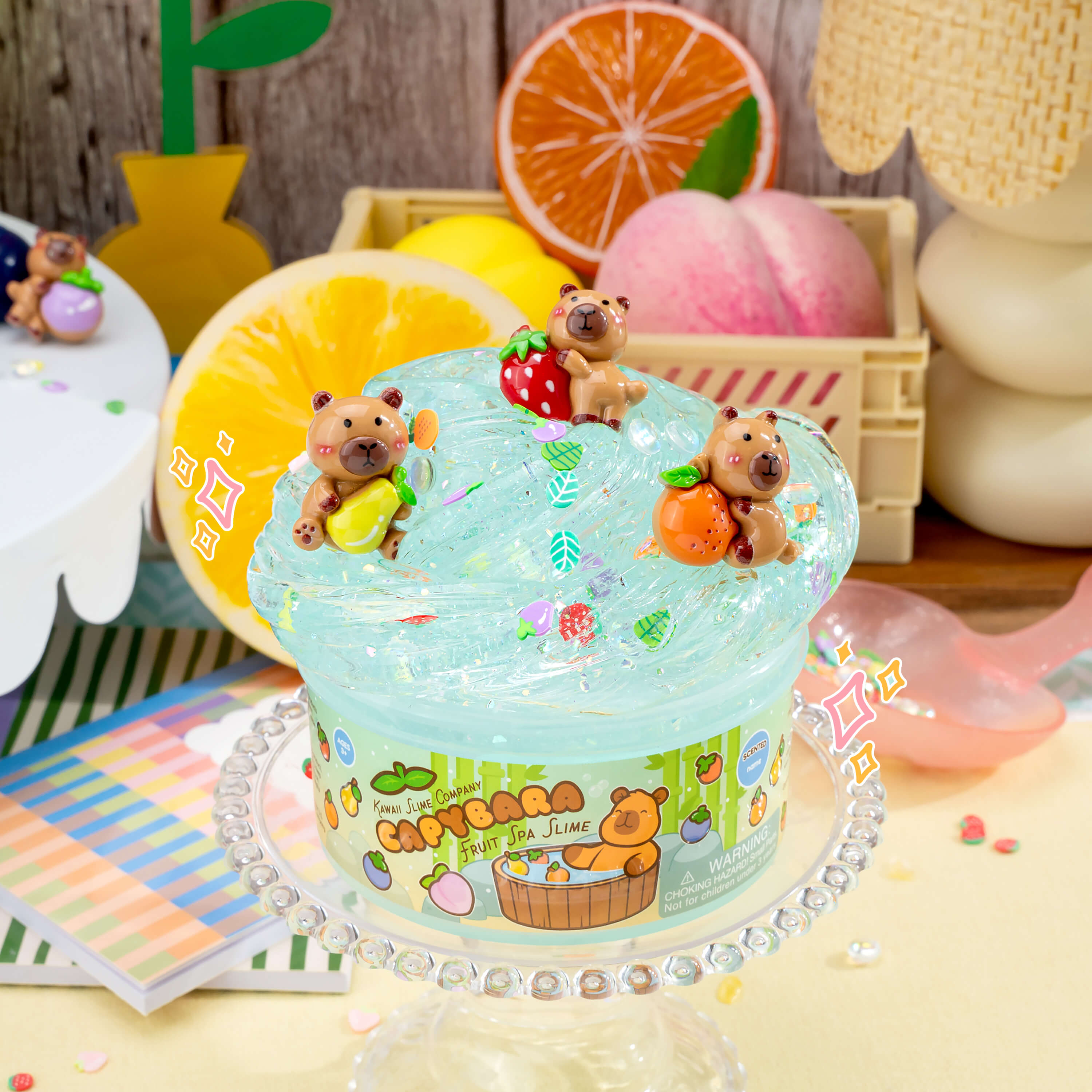 Capybara Fruit Spa Signature Dome™ Slime – KSC
