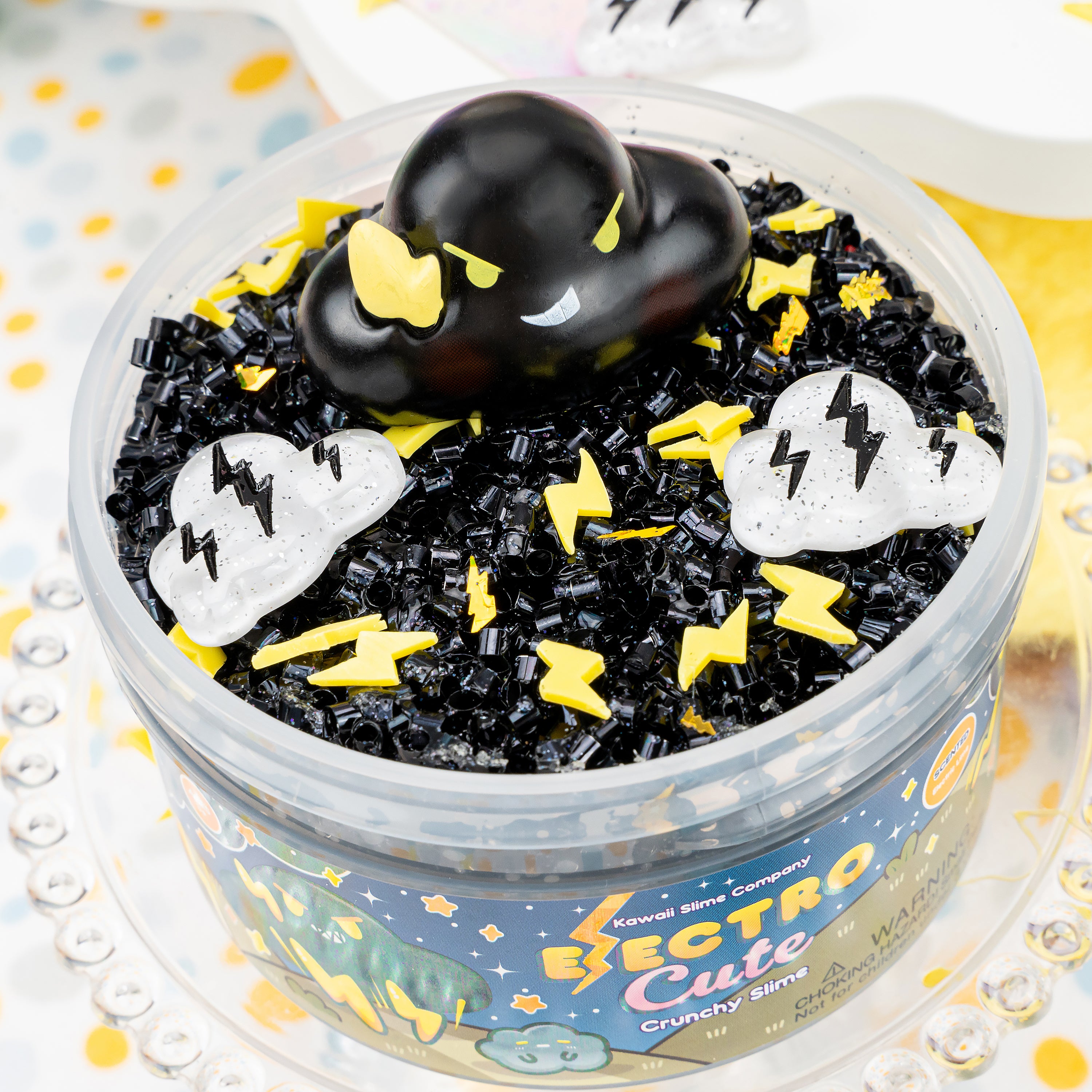 Kawaii Slime スライム ハンドメイド Electro-Cute Crunchy Bingsu Signature Dome™ Slime – KSC