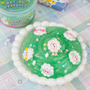 Pastel Pastures Clear Signature Dome™ Slime