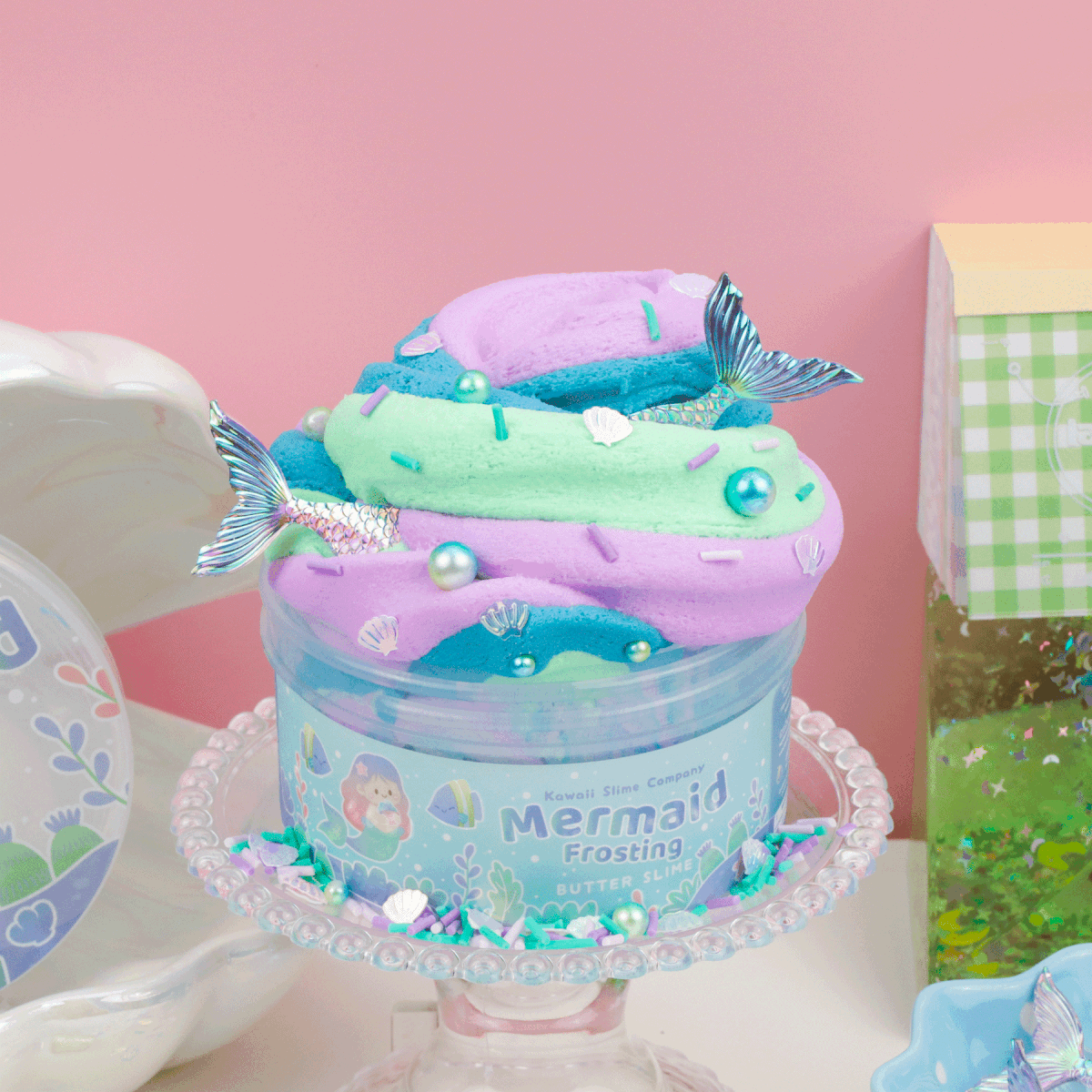 Mermaid Frosting Butter Signature Dome™ Slime – KSC