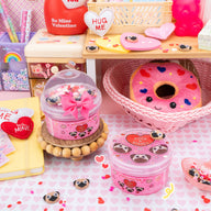 Pugs & Kisses Clear Signature Dome™ Slime