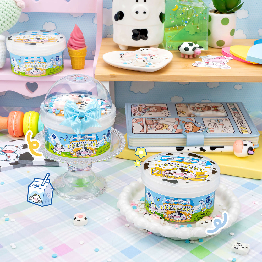 Udderly Cute Creamery Glossy Signature Dome™ Slime