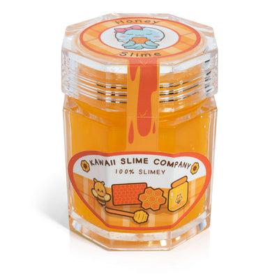Homemade Honey Clear Slime Jar