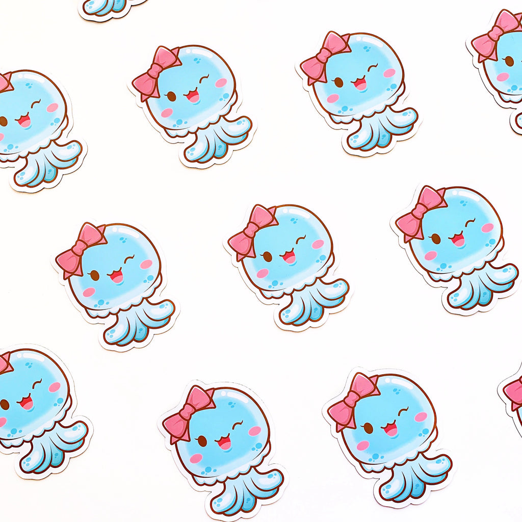 Shelly the Jelly Die Cut Magnet