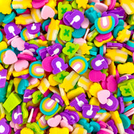 Bulk Sprinkles In Milk Jar Container