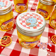Patriotic Pie Filling Jelly Cube Slime