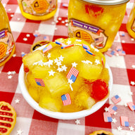 Patriotic Pie Filling Jelly Cube Slime