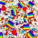 Bulk Sprinkles In Milk Jar Container