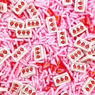 Bulk Sprinkles In Milk Jar Container