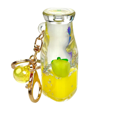 Lemony Lemon Liquid Effect Sensory Keychain