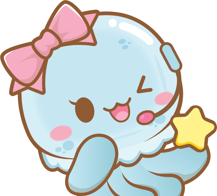 Shelly the Kawaii Slime Company mascot