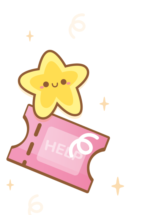 Support ticket illustration